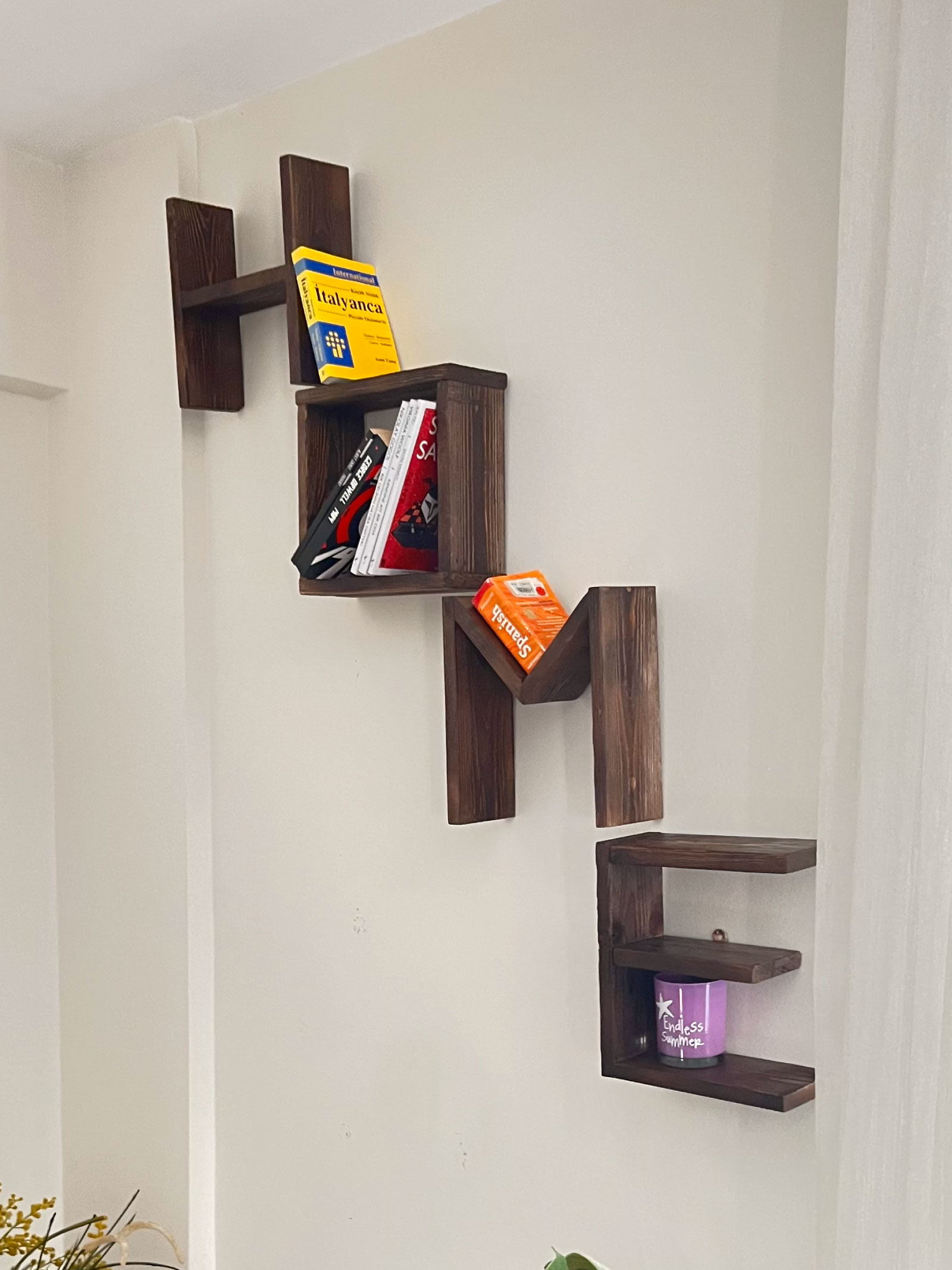 Home wood floating shelf 